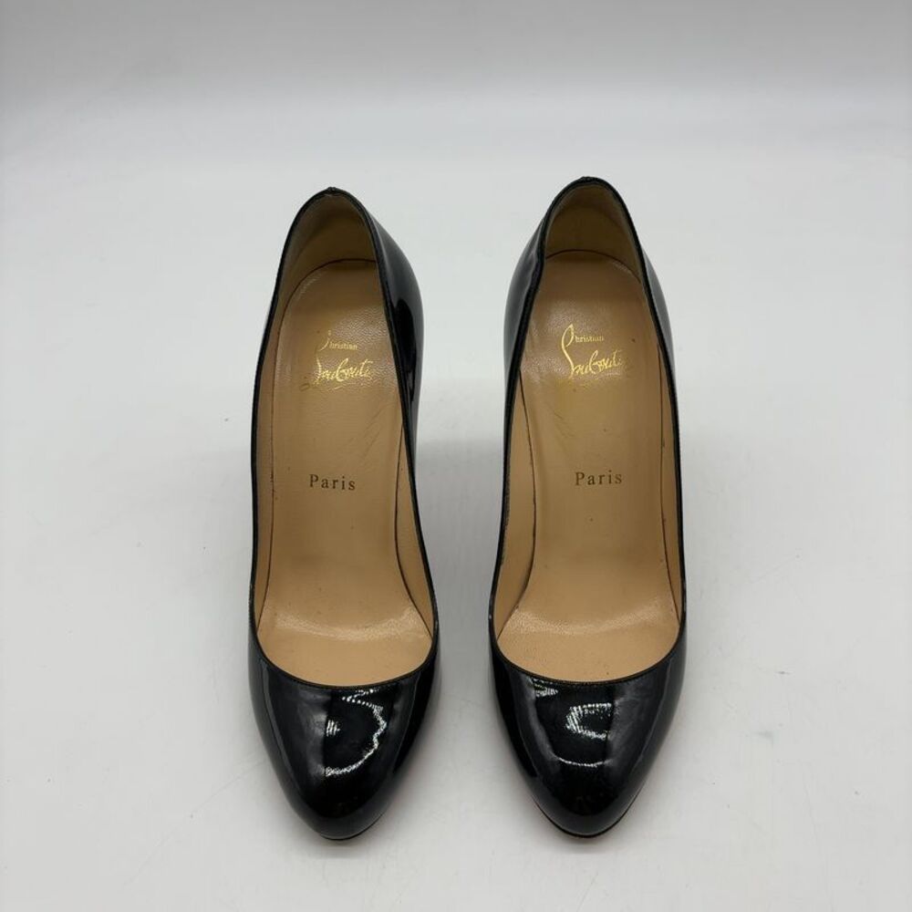 Christian Louboutin Black Patent Leather Pumps